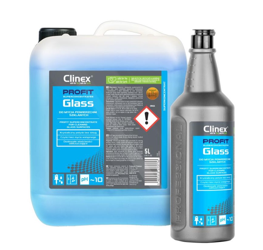 CLINEX PROFIT Glass высококонцентрированное средство для очистки стеклянных поверхностей